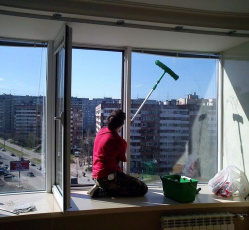 Мытье окон в однокомнатной квартире Симферополь